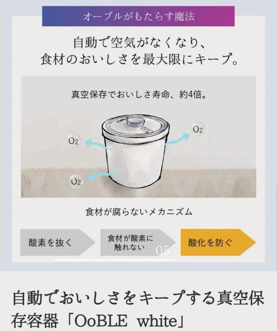Amazon.co.jp: 未開封 10kg 13L OobLE 真空米びつ ノーマル