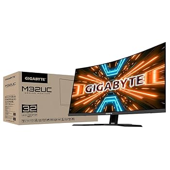 GIGABYTE 4Kゲーミングモニター M32UC 31.5インチ 曲面 VA Amazon.co.jp: GIGABYTE M32UC 32インチ 144Hz (160Hz OC) 4K