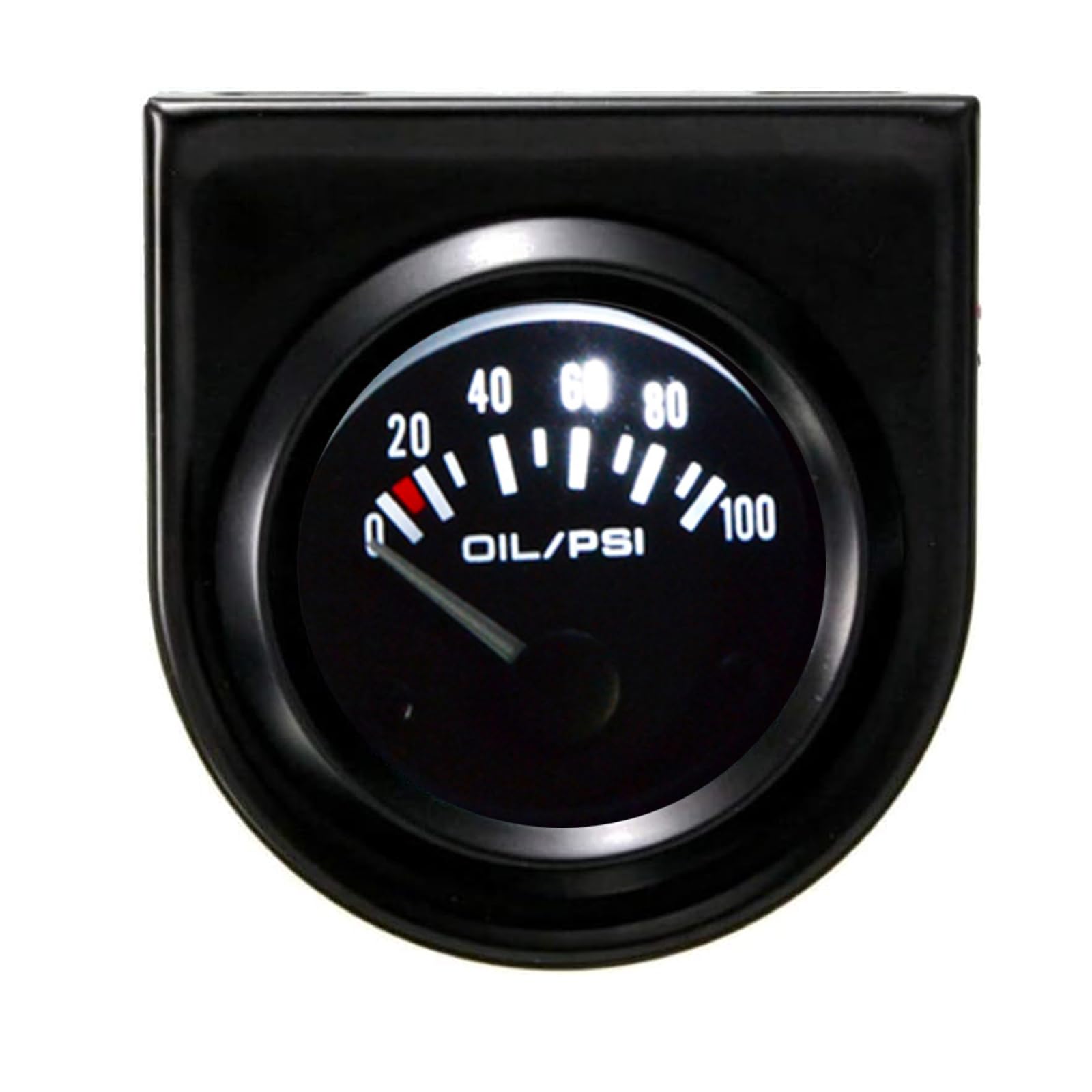 Oil Pressure Gauge,ABS 52mm/2in 12V Universal Car Electromagnetic Oil Pressure Gauge Indicator Auto Modified Meter Oil Pressure Gauge Kit for 12V Car Vehicle Automotive-image-32