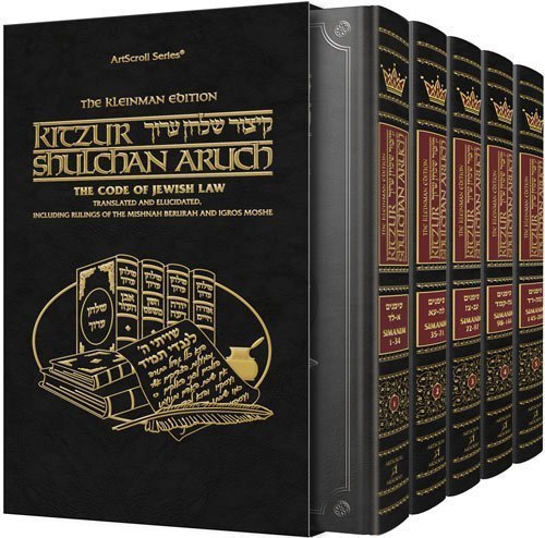 Kleinman Edition Kitzur Shulchan Aruch Code of Jewish Law 5 Vol Slipcased Set Hardcover – June 22, 2011