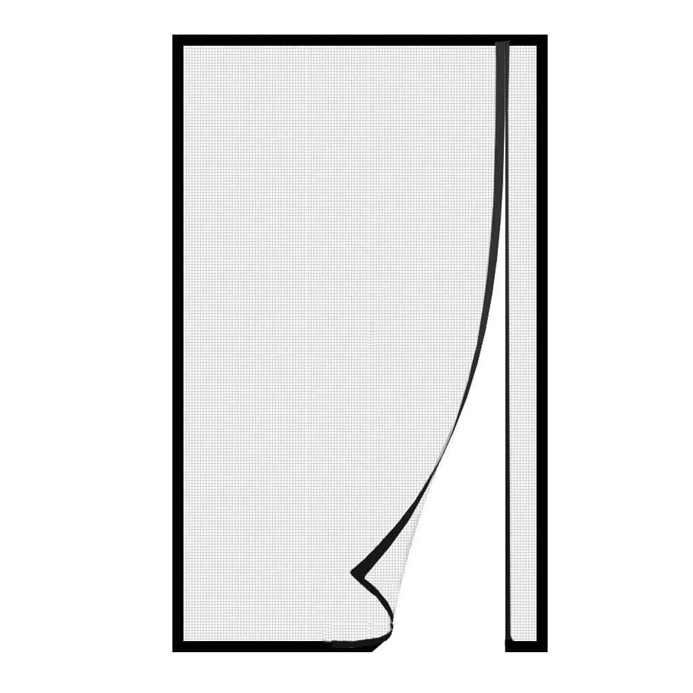 Weiwu Right Side Opening Custom Sizes Magnetic Screen Door For French Doors/Sliding Glass Doors/Patio Doors, Anti-Tearing Reinforced Fiberglass Insect Fly Mesh With Self Sealing Magnets, 80X200cm