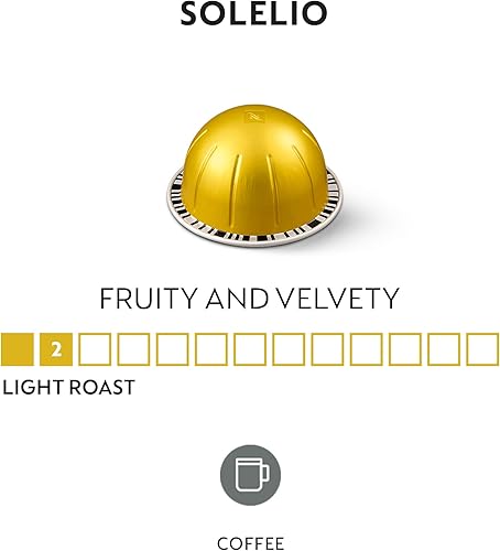 Miniatura 3 de Nespresso Cápsulas VertuoLine Solelio café tostado suave 30 cápsulas de café 777 onzas