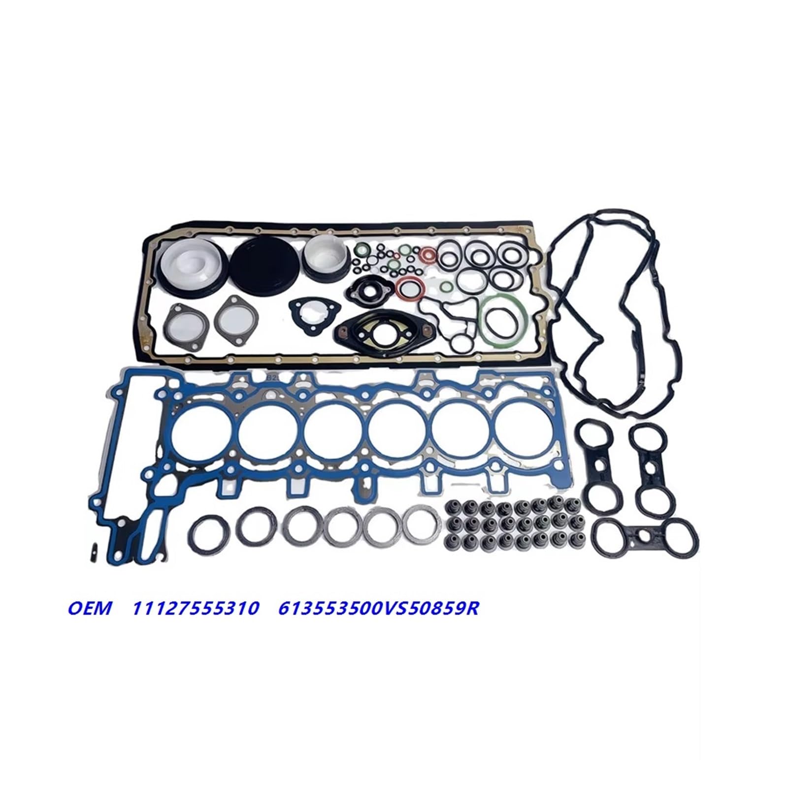Kit Completo de Juntas de Culata for reparación de Piezas de Motor BW 323i, 325i, 523i, E61, E91, E92, Z4, X3, 2,5 L, N52B25, 11127555310, 2,5 L, Gasolina