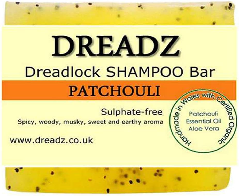Dreadz Patchouli Dreadlock Shampoo Bar (85gm) Natural, Handmade
