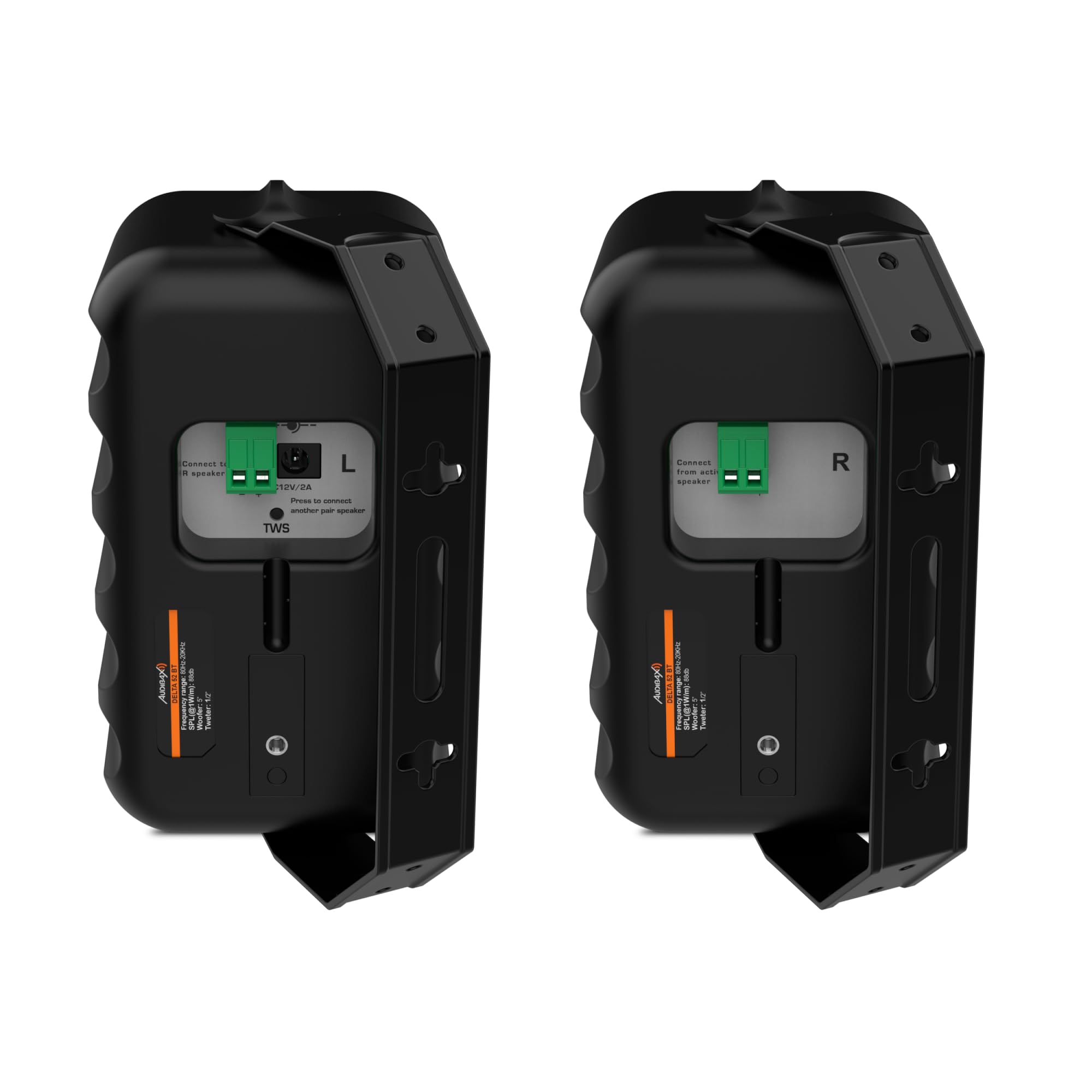 Audibax Delta 52 BT Black Pareja de Altavoces Activos Bluetooth