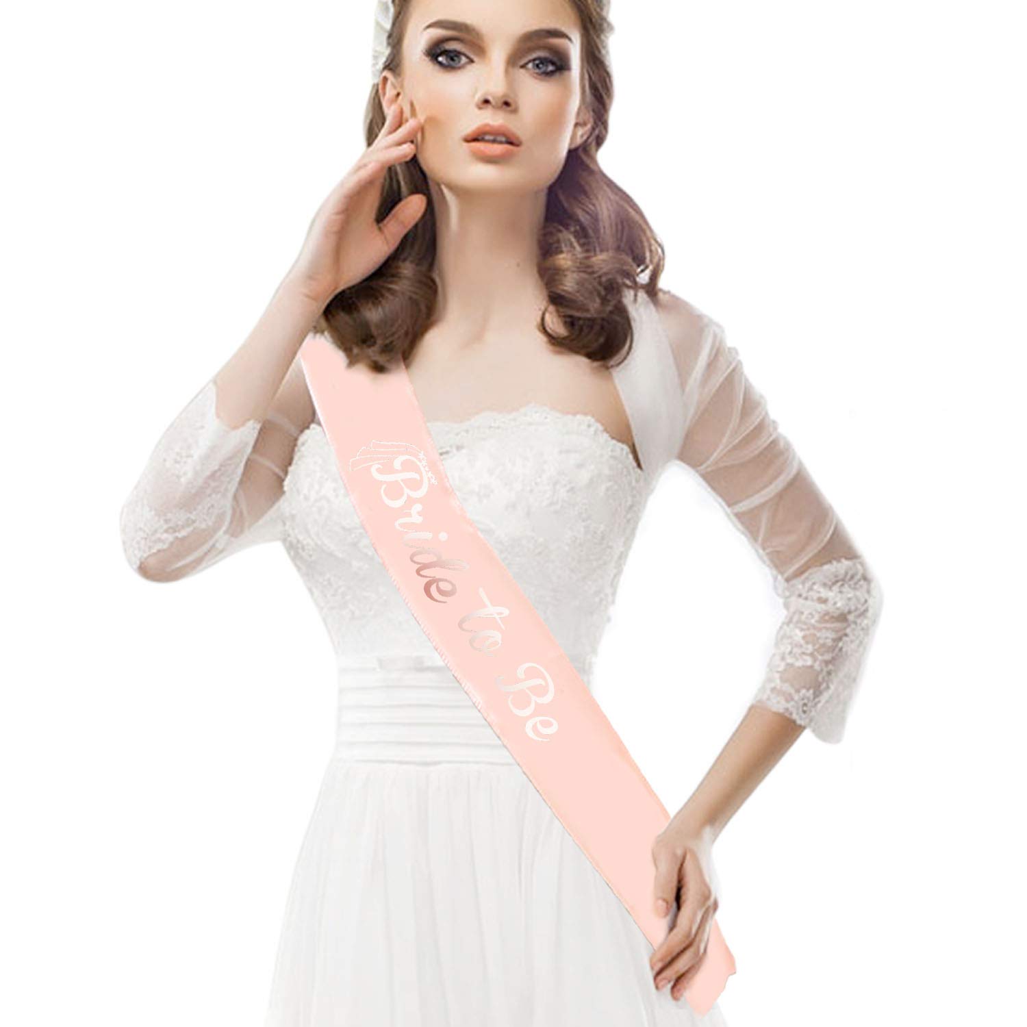 Fascia Sposa 'Bride To Be' In Raso - Accessorio Per Addio Al Nubilato - Foto 7