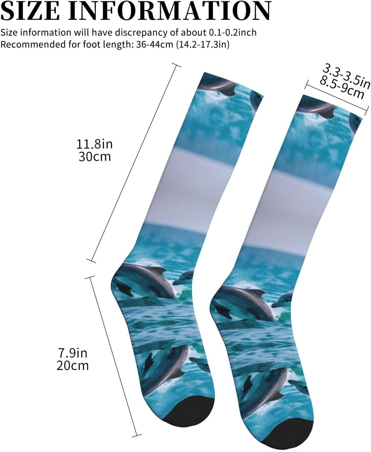 Knee-High Compression Socks,15-20 Mmhg,Suitable For Running,Flying,Traveling.