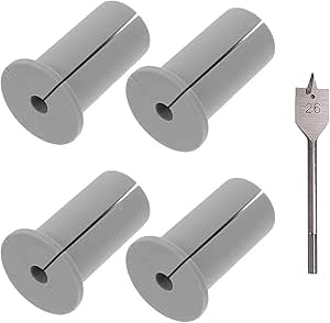 6 Stück Starlink Kabeldurchführung - Silikon Wanddurchführungen | Für 1,6cm Kabel | Schwarz