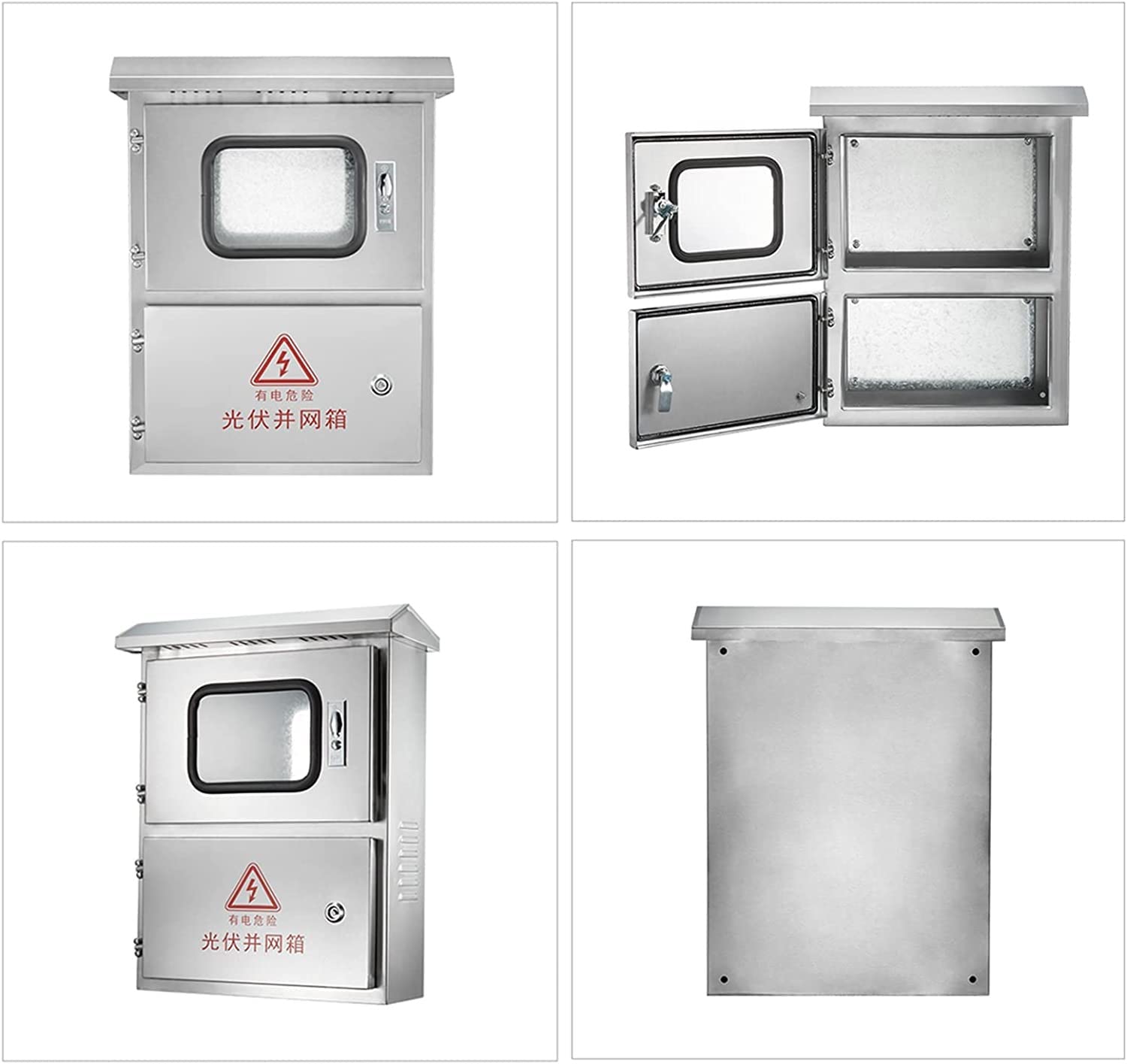 Custodia For Progetti Di Scatole Elettriche Con Cerniera In Acciaio Inossidabile, IP65 Impermeabile Con Montaggio A Parete For Progetti Interni Ed Esterni(304 Stainless Steel,40 * 18 * 65cm)