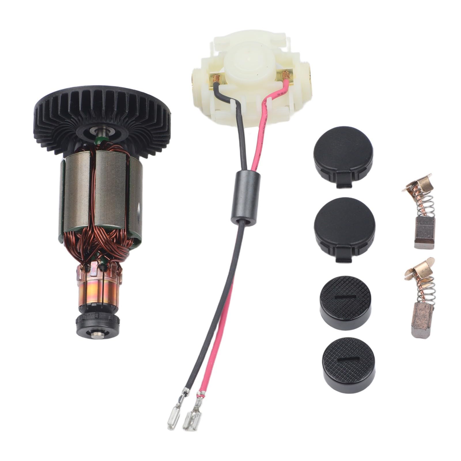Kit armatura motore smerigliatrice angolare con supporto spazzola CB430 | Questo kit di ricambio ripristina le prestazioni stabili del motore e il trasferimento di potenza alla smerigliatrice