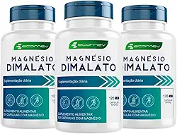 3x Magnesio Dimalato 500Mg 360 Cápsulas - Ecomev