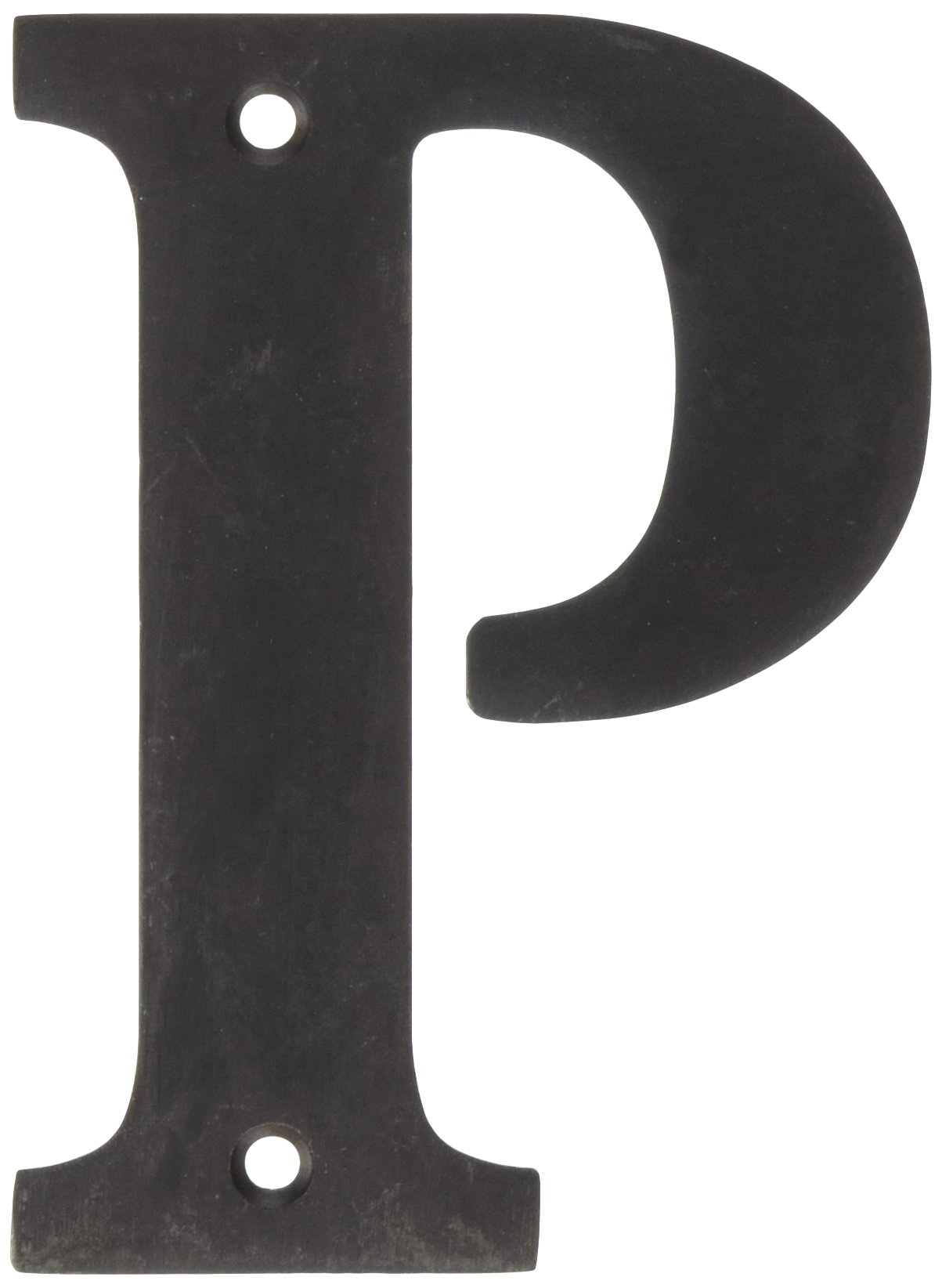 Panneau de maison accueillant avec la lettre résidentielle P Deltana RL4P-10B de 10,2 cm