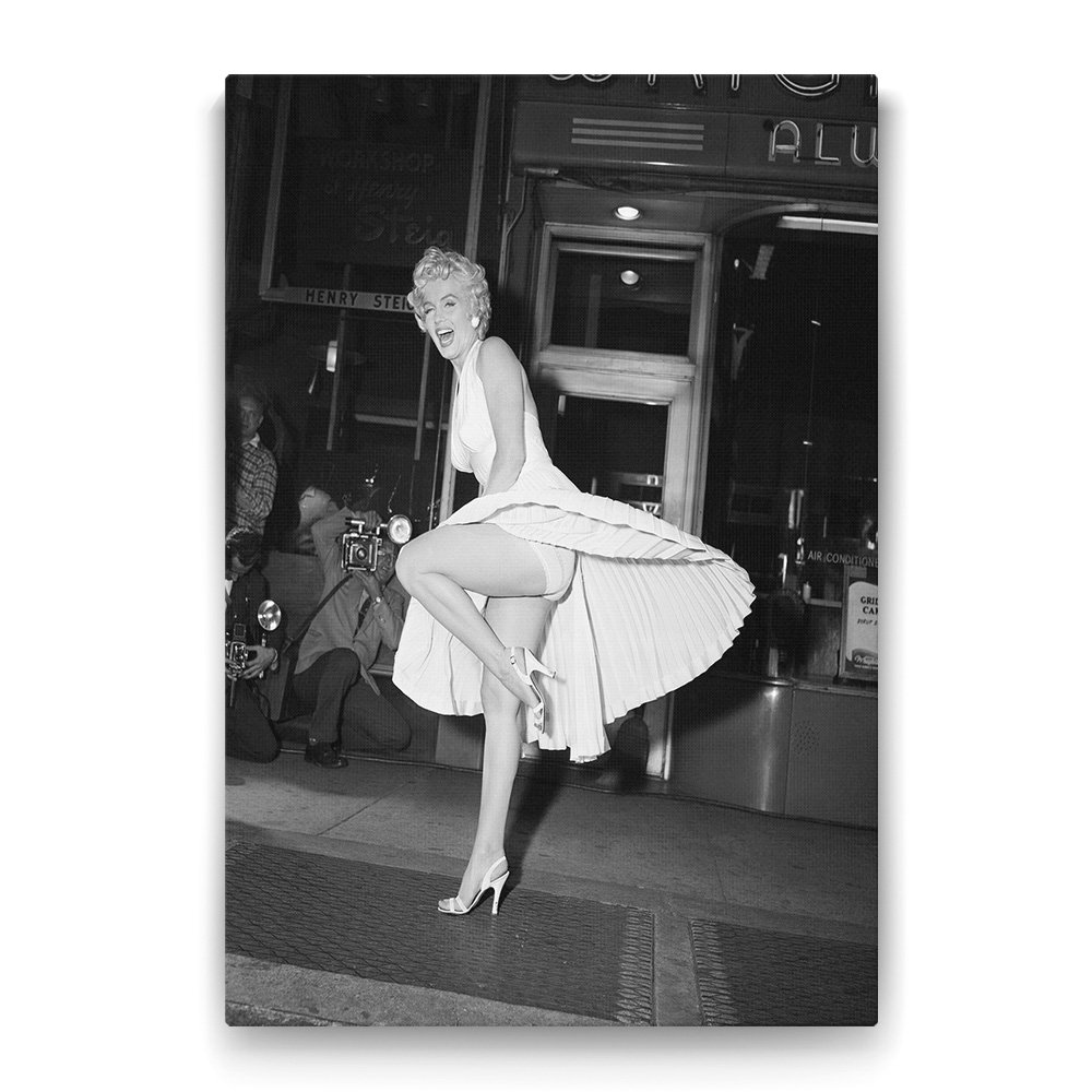 Marilyn Monroe Etek Tablosu - 100x140cm