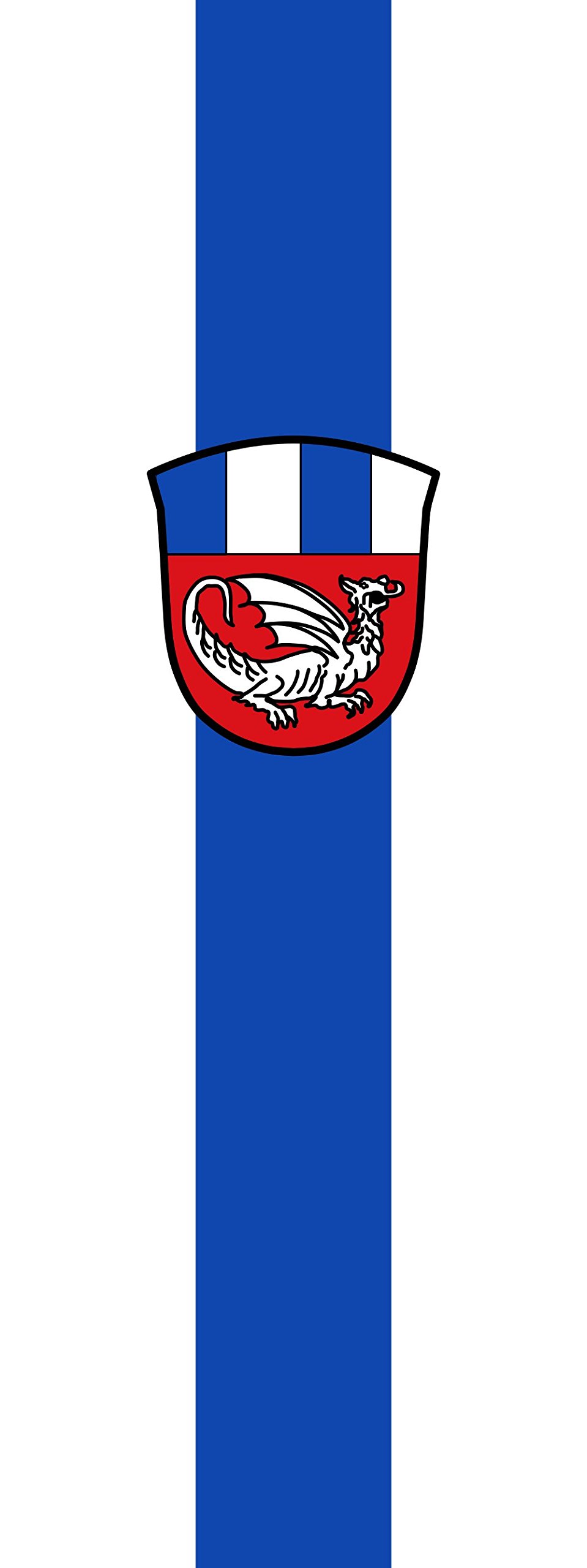 Drapeau portrait Frasdorf grand format 400x150cm en textile haute résistance