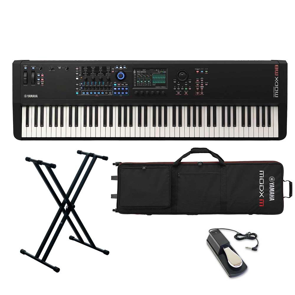 Amazon | YAMAHA MODX8+シンプル4点セット 88鍵盤 バンド用キーボード