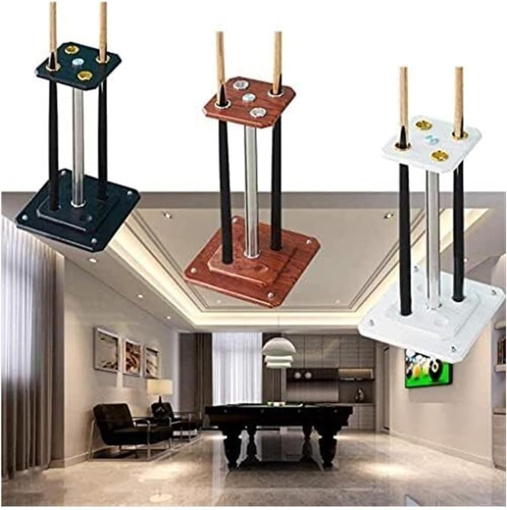Pool Stick Holder,Billiard Cue Racks,Metal Eyelet,Holds up to 4 Cues Pool Stick，Billiard Rooms, Pool Bars and Other Entertainment and Leisure Places LPZ24824
