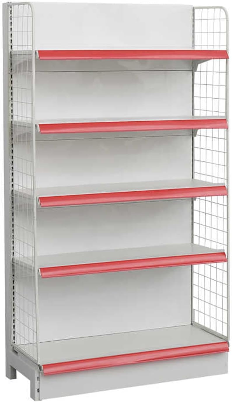 Wall Mounted Floor Shelves,Supermarket Retail Gondola Shelving Display for Storage Commercial Industrial Utility Shelf