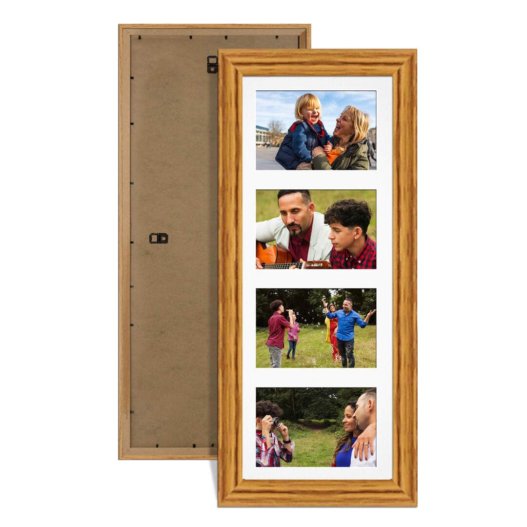 Procut Global 50x20cm Classic Oak Photo Frame For Multiple Pictures