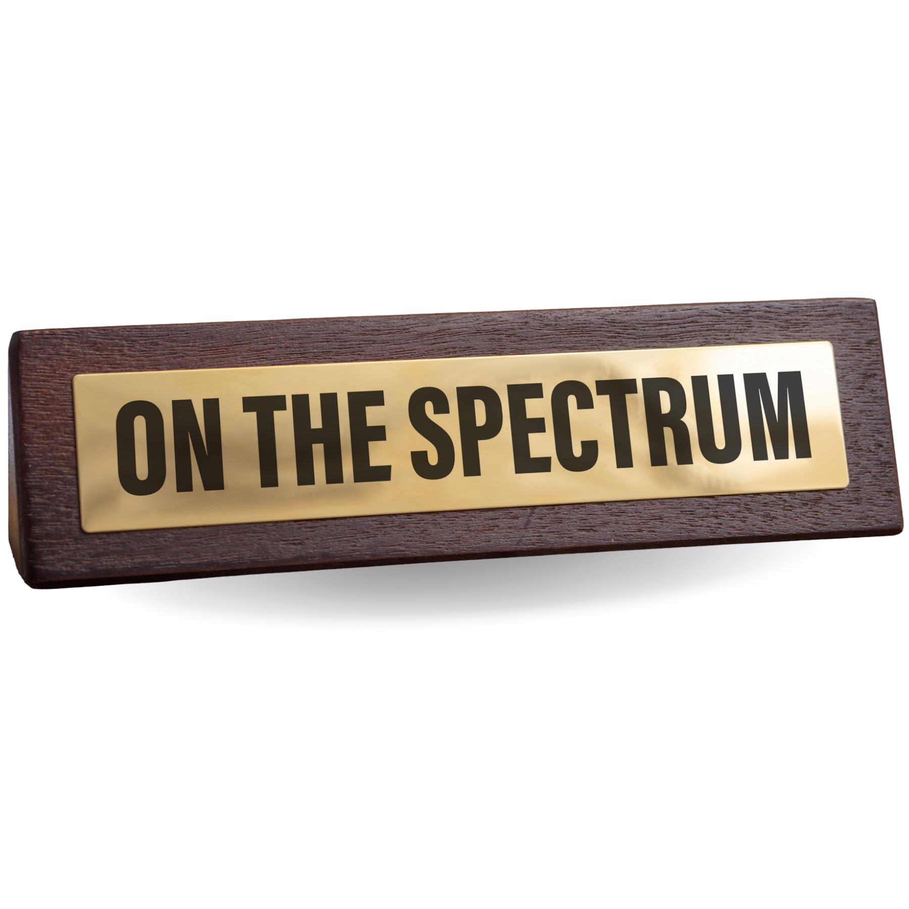 Boxer Gifts On the Spectrum Novelty Desk Sign - Funny Desk Accessories – Joke Secret Santa Gift for Colleagues