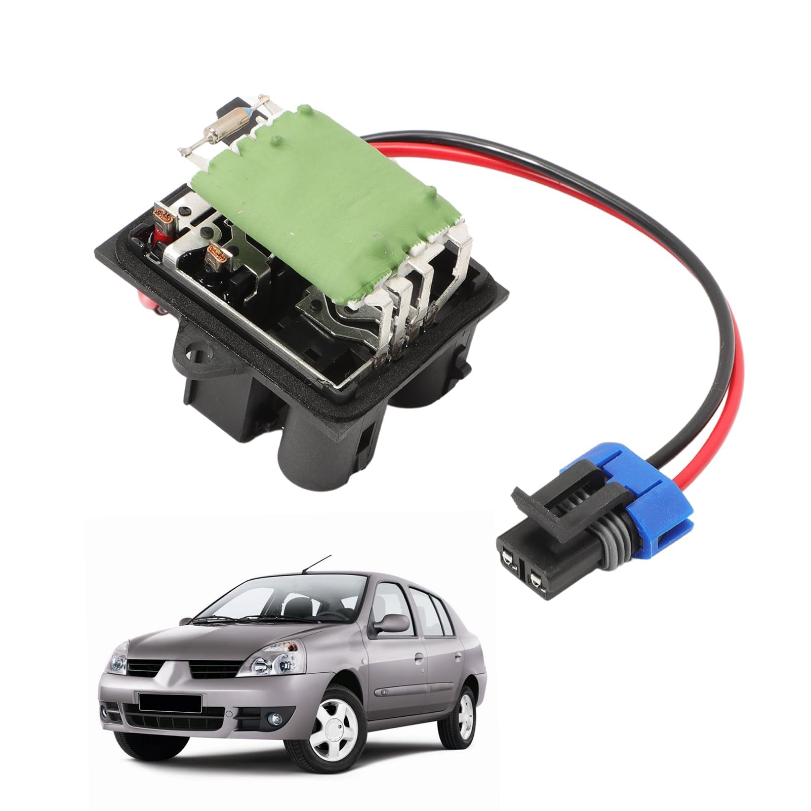 Resistance Chauffage pour Renault Clio 2 1998-2016 Ventilation Climatisation Habitacle 7701045553 Module Résistance CLIO II
