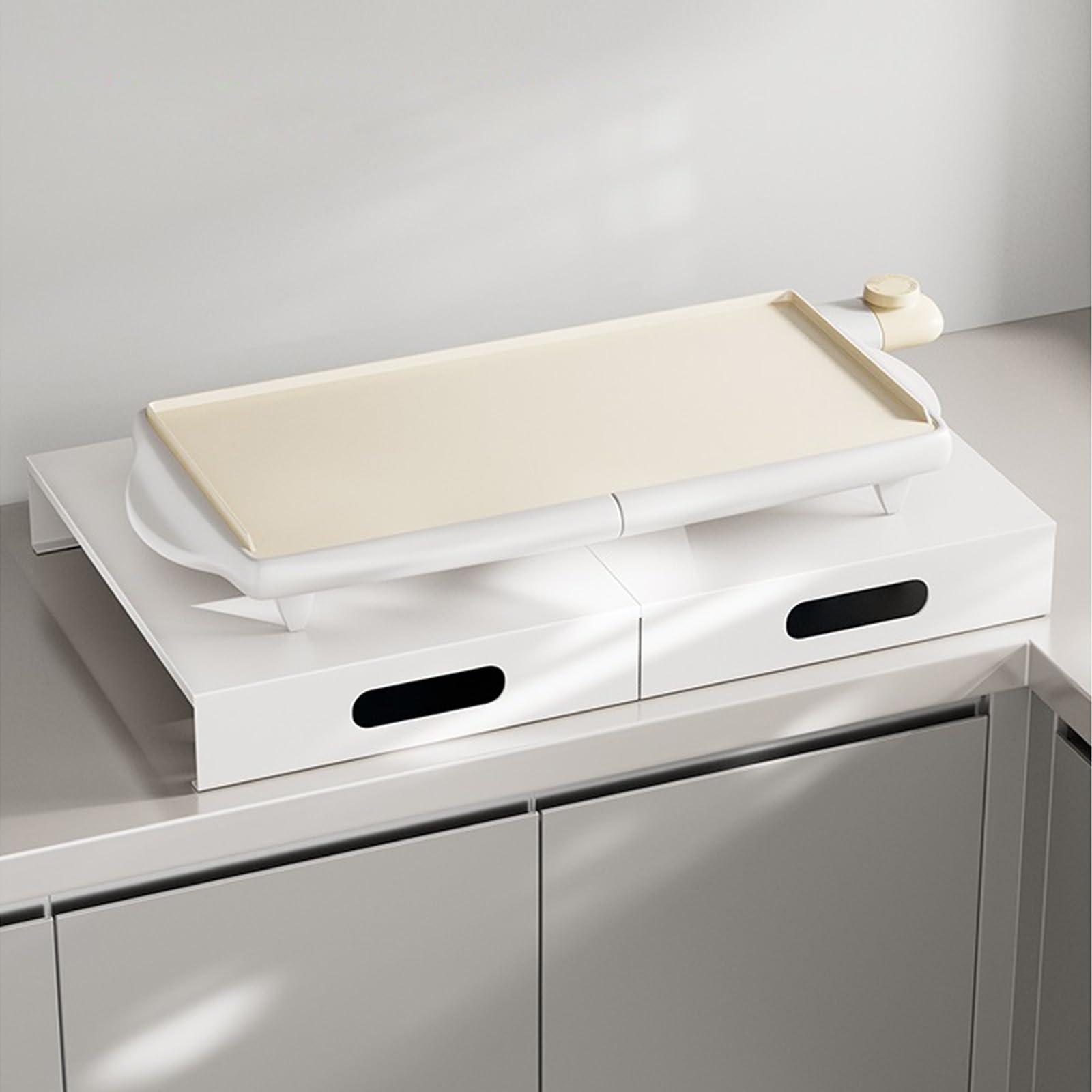 Tapa Encimera Gas, Cubiertas Multiusos para Protector Cocina Gas, Cubre Encimera, Amplia el Espacio de la Cocina, Rejillas de Cocina(Black,35x48cm/14x19in)