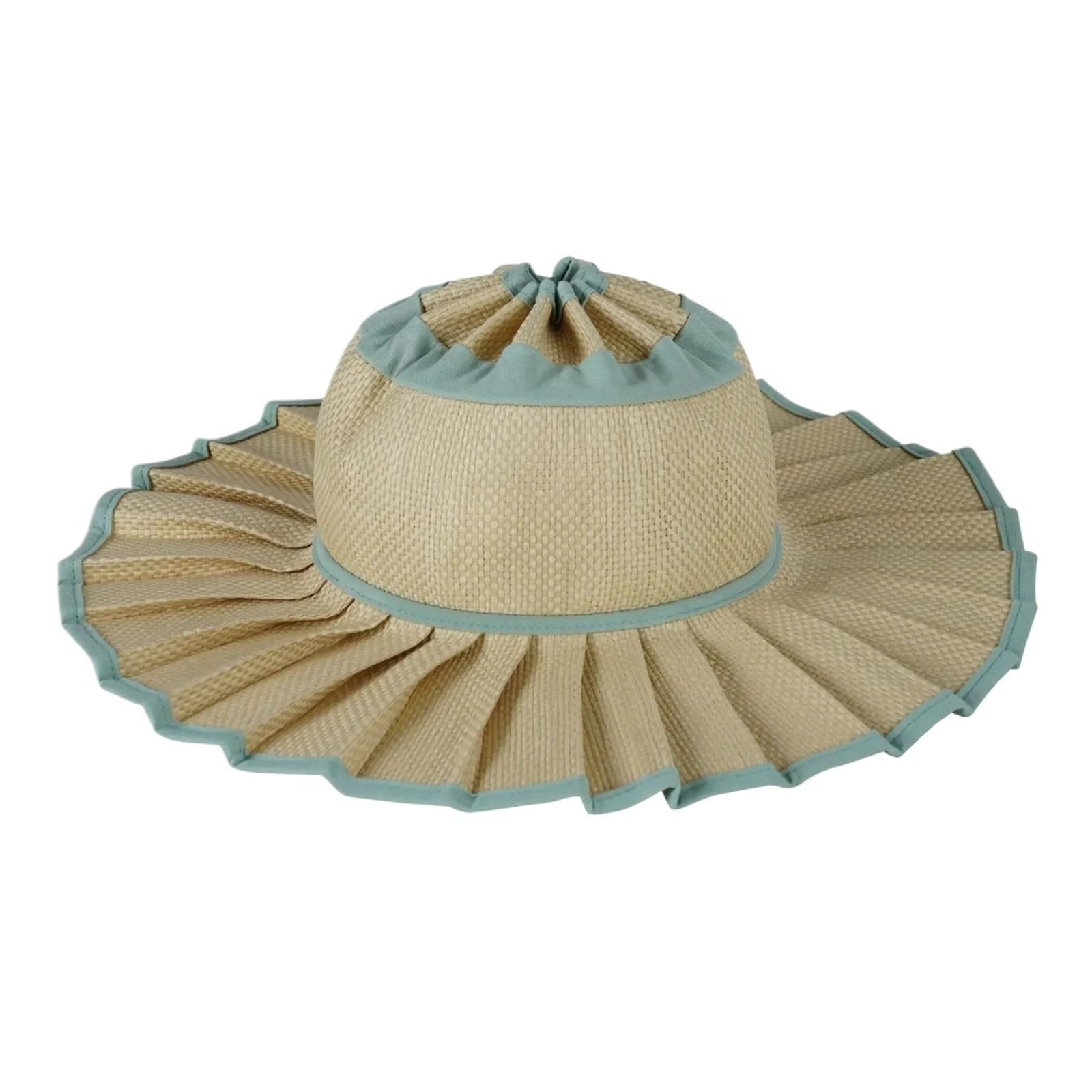 Sombreros de sol para mujer y hombre, Sombrero de Sol Paja Unisex Primavera Verano Cuadros ala Ancha Plegable al Aire Libre S/M/L/XL Multicolor(Color 11,8)