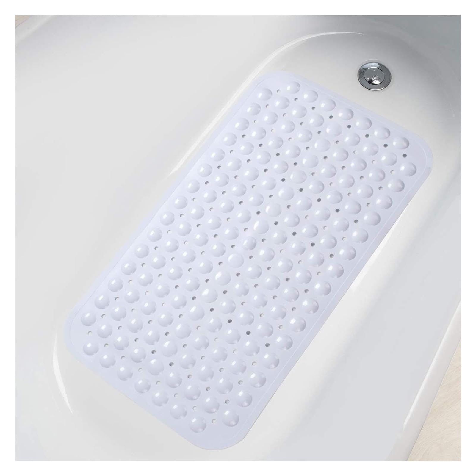 Antirutschmatte füR Badewanne 53 x cm große, quadratische, rutschfeste Duschmatte