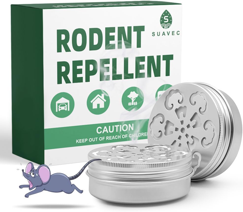 SUAVEC Rodent Repellent for Car Engines, Mouse Repellent