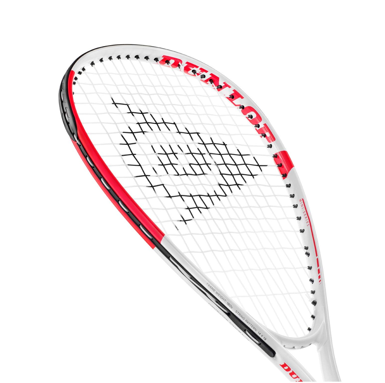 Dunlop Raquette de Squash Fun Mini Blanc/Rouge
