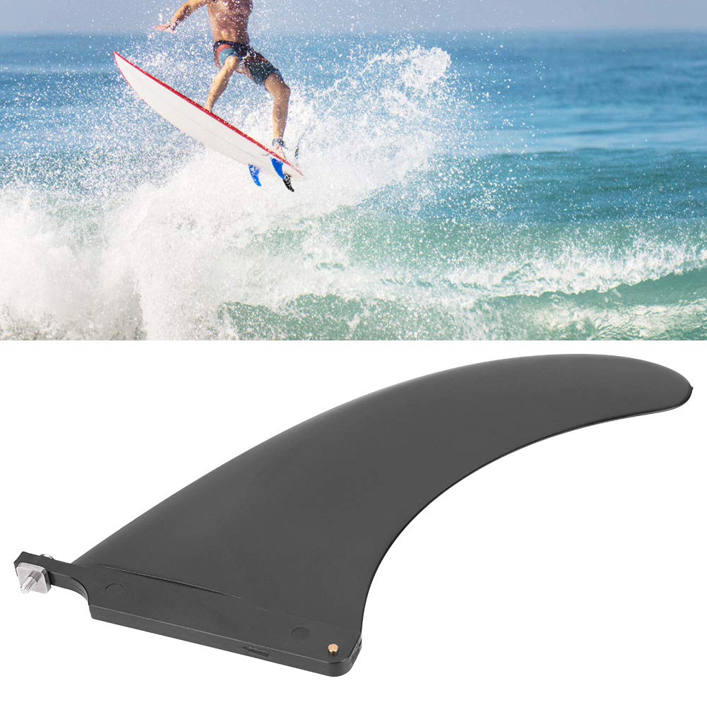 Gavigain Surfboard FIN Black PVC 9INCH Split Surfing Watershed Rudder Lightweight Flexible for All Types of Surfboards