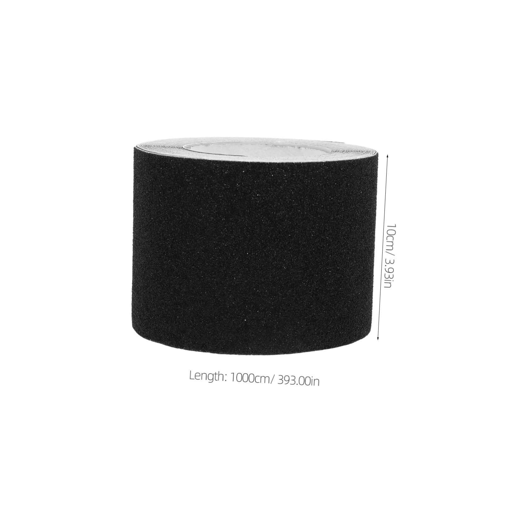 Nastro Antiscivolo per Gradini Nero in Pvc 1 Rotolo 10 M | Striscia Adesiva Forte Tenuta, Resistente All’usura, per Pavimenti e Scale Interne