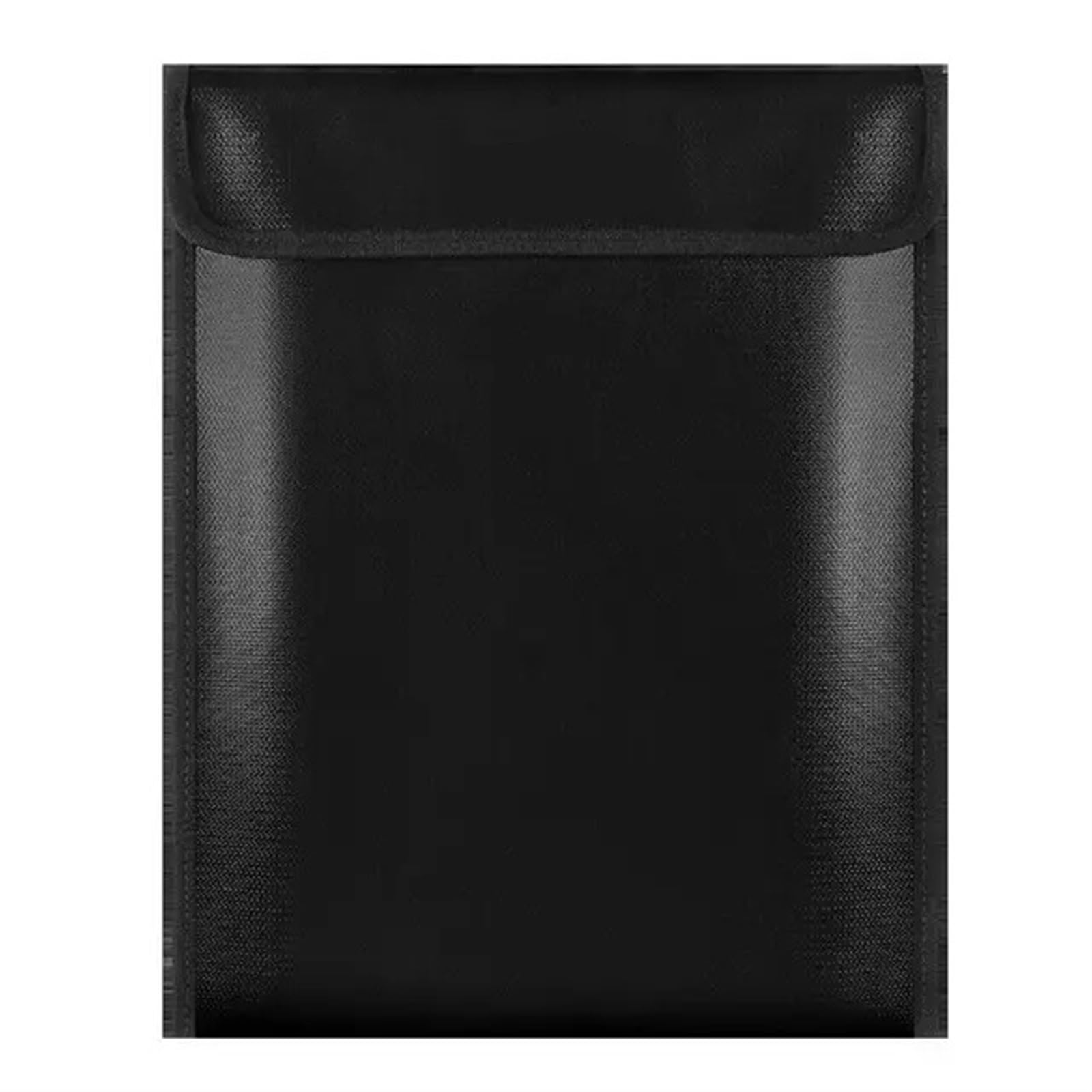 Borsa Portadocumenti Impermeabile ignifuga Borsa da Viaggio Portatile sicura Resistente al Fuoco a 3 Livelli for passaporto Gioielli in Denaro(Black)