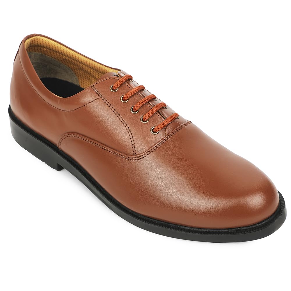 Freedom 5238-219WT Tan Casual Oxford Lacing Police Shoes for Mens-image-0