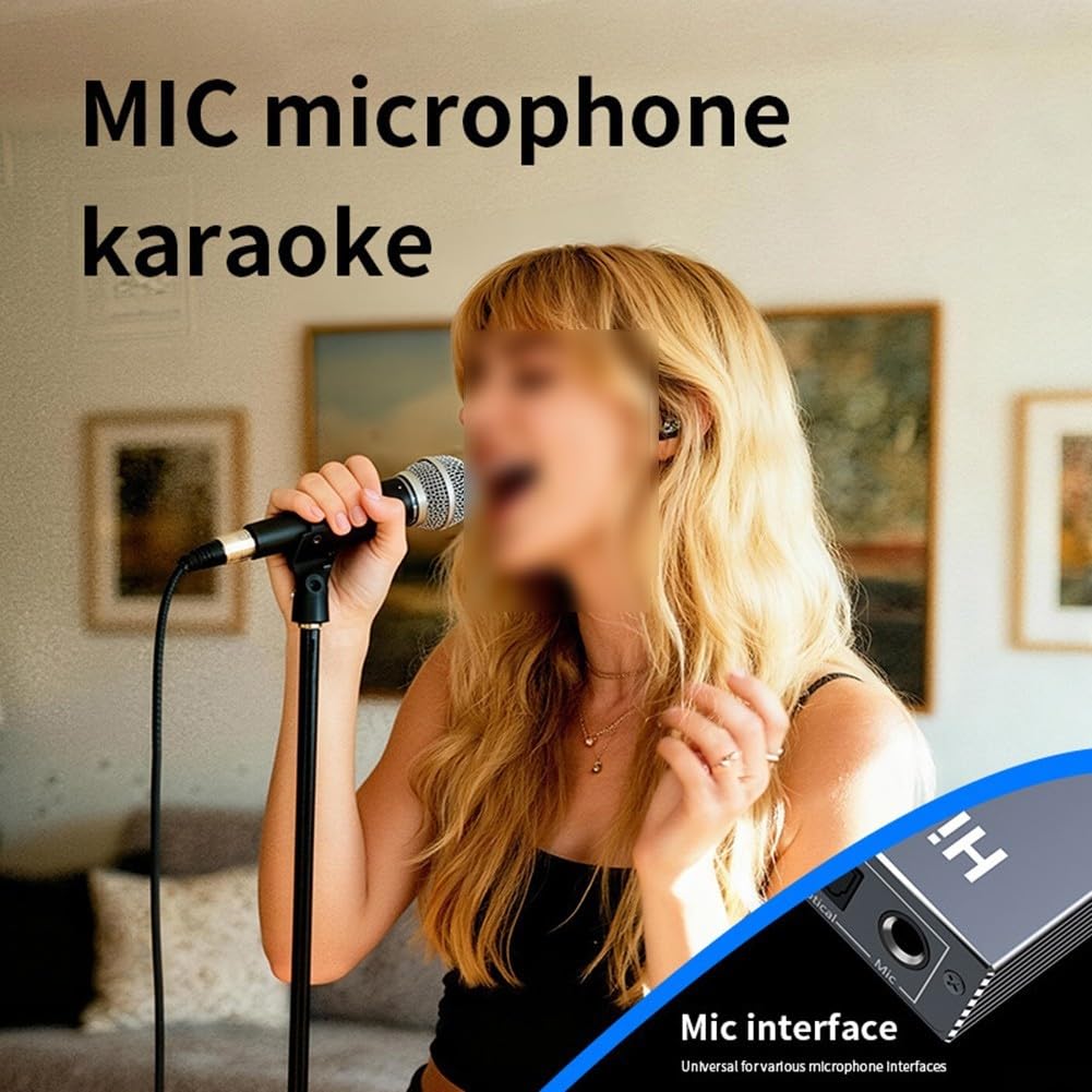 5.4 Ricevitore audio per amplificatore Hi Fi con ingresso coassiale ottico USB remoto per sistema home theater karaoke grigio 16,5 cm