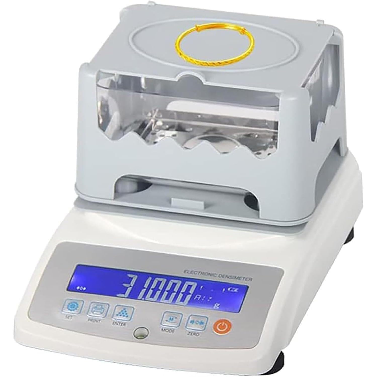 Densimetro solido ad alta precisione, 0,001 g/cm3, tester di densità digitale 300 g, display LCD, per test di densità di granuli di gomma plastica