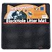 BlackHole Litter Mat - Cat Litter Mat, Medium Square 23" X 21" - Dark Gray