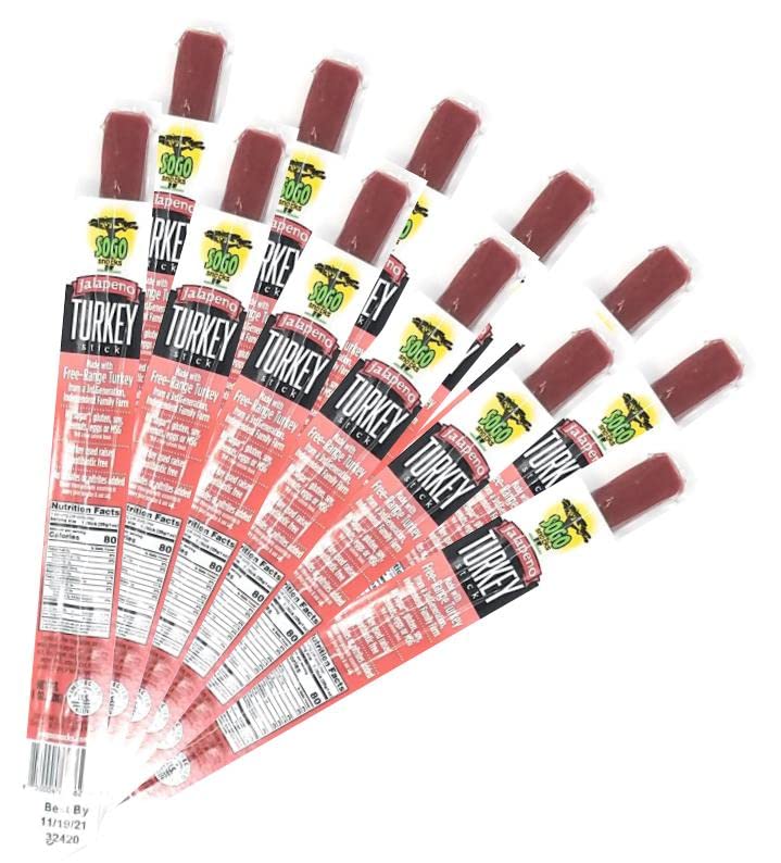 Jalapeño Turkey, Sogo Snacks, No Sugar, 100% Free-Range, Non-GMO ...