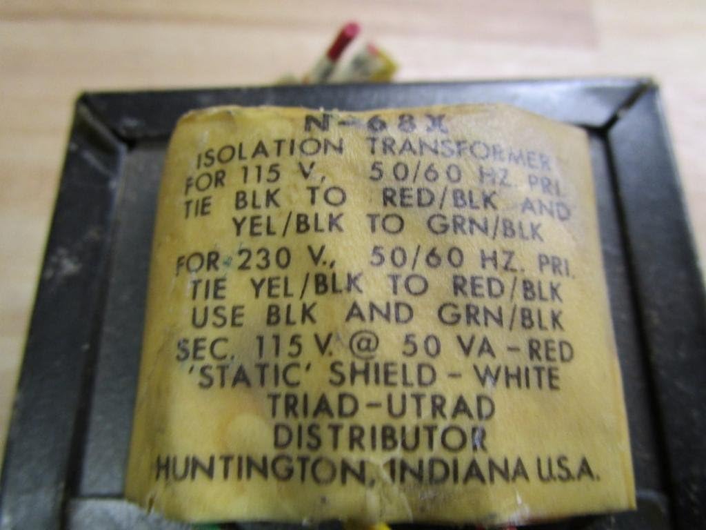 N68X Isolation Transformer