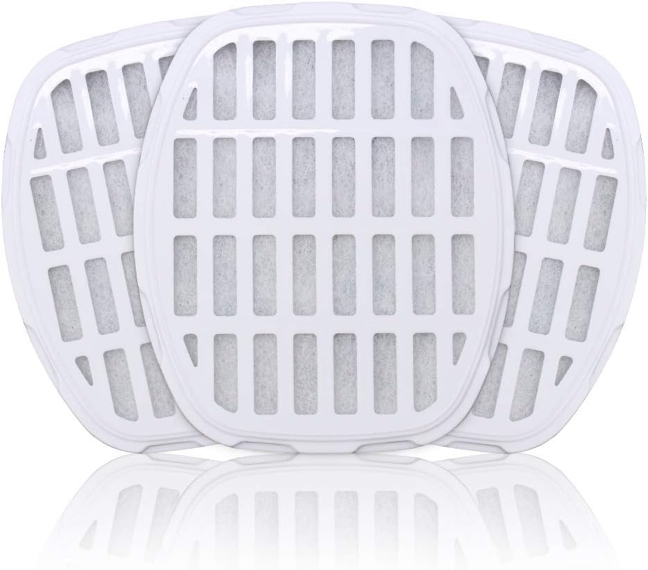 3 Packs Filter Pet Fountain Automatic Electric Water Fountain