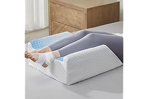 Wedge Pillow Leg Elevation Cushion for Post-Surgery Recovery, Sleep