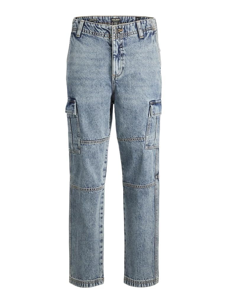 JACK&JONES JUNIOR Jjichris Jjwade Cargo Mf 148 Sn Jnr - Dżins Chłopcy