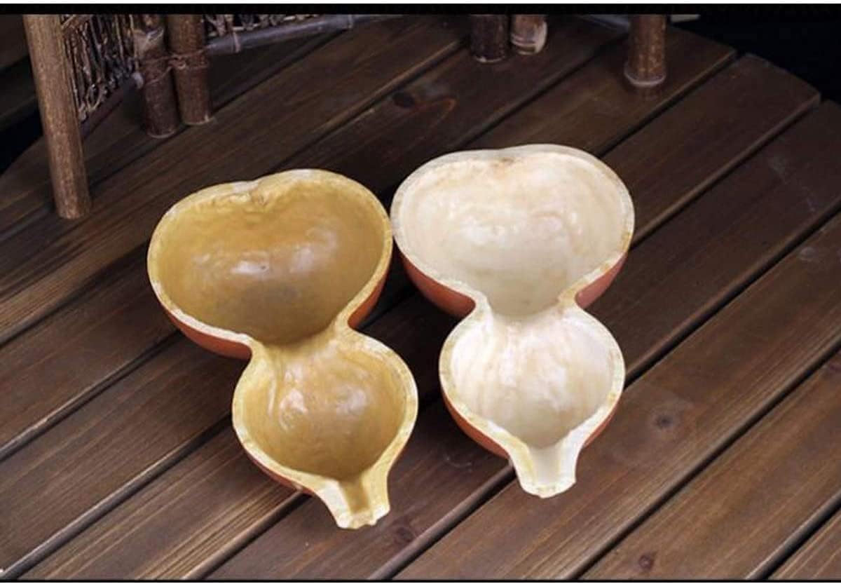 Natürliche Kürbisflasche 750 Ml - Outdoor Trinkflasche Für Wein & Wasser