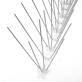 Stainless Steel Bird Spikes for Pigeons 3 Meters, Durable Pigeon Repellent, Great Deterrent for Birds, Crows and Woodpeckers, Anti Climb Security Wall Fence 690105