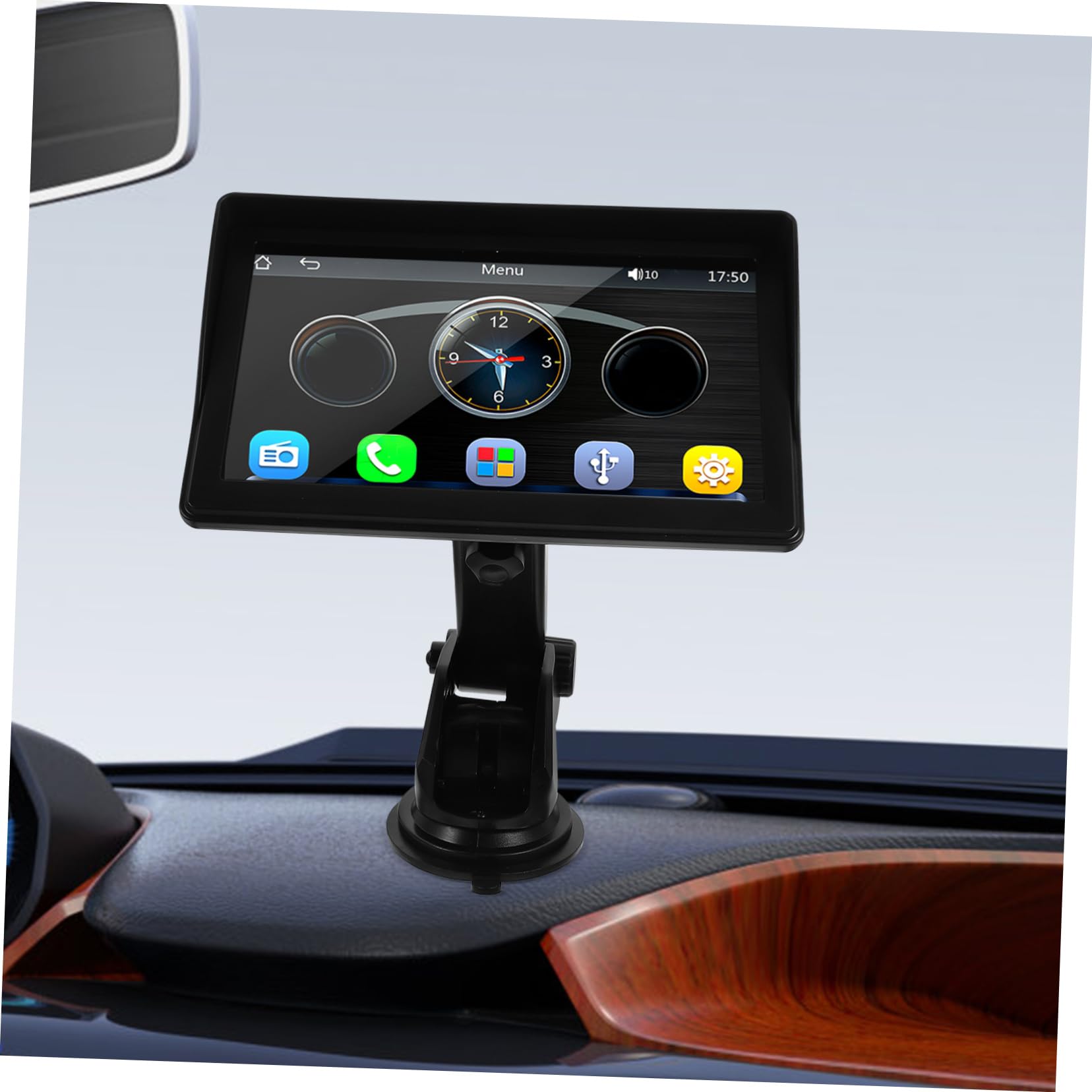 ULTECHNOVO Lecteur Multimédia de Voiture à Écran Tactile Autoradio sans Fil avec Caméra de Recul