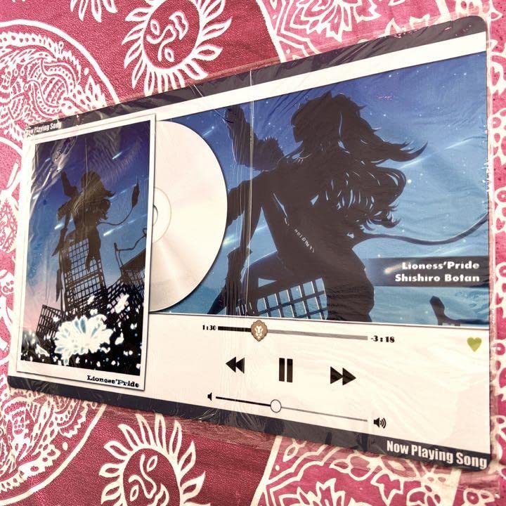 ホロライブ 獅白ぼたん 影絵 タロット サンパン プレイマット