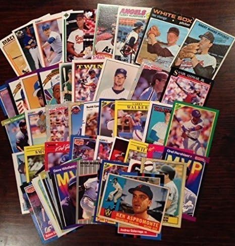 AWESOME CARD LOT - 50 CARDS with 1960s BASEBALL CARDS ~ Each lot Includes STAN MUSIAL ~ MICKEY MANTLE ~ WALTER JOHNSON ~ HANK AARON~ BABE RUTH ~ NOLAN RYAN ~ CHIPPER JONES ROOKIE ~