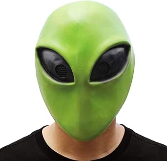 Bukbas Alien Maske Latex - Gruselige Vollkopfmaske Für Halloween