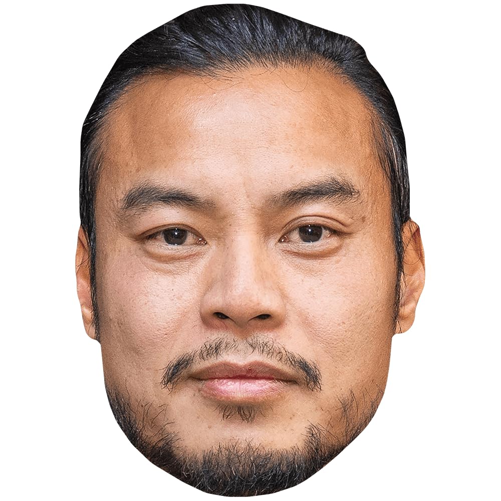 Quang Luong (Beard) Celebrity Mask, Flat Card Face, Fancy Dress Mask