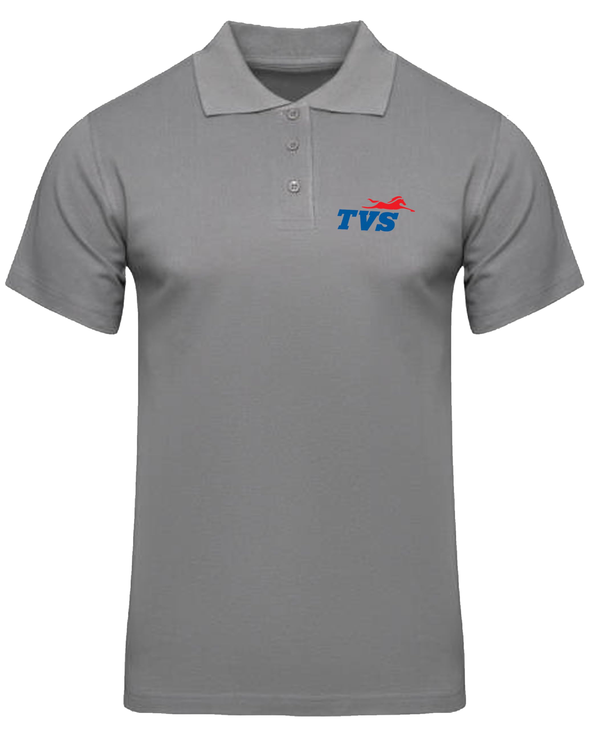 PrintHolic TVS Logo Printed Polo/Collar Half Sleeve T-Shirt for TVS Staff Employee Promotion T Shirt for Men and Women-picture-18