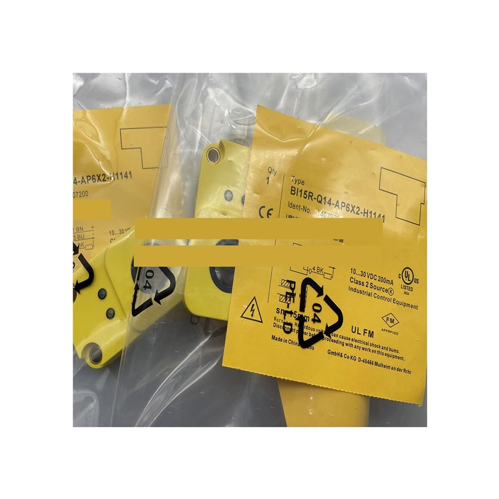 Capteur BI15R-Q14-AP6X2-H1141 inductif PNP NO pour commande M12